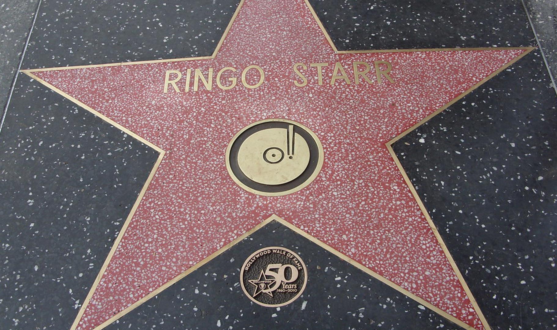 Ringo Honored With Star On Hollywood Walk Of Fame - George Harrison