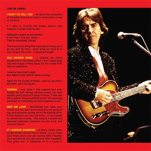 Live In Japan – George Harrison